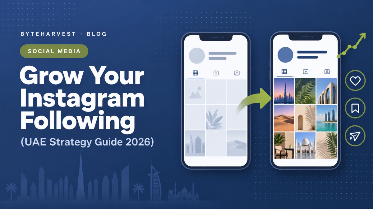 How to grow your Instagram following in the UAE — a 2026 strategy guide